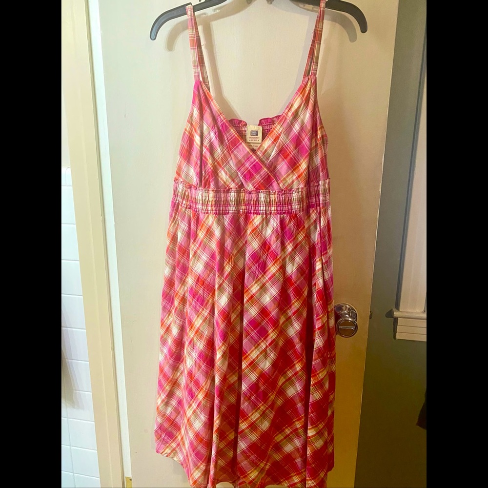 Faded Glory Plaid sundress Size 14